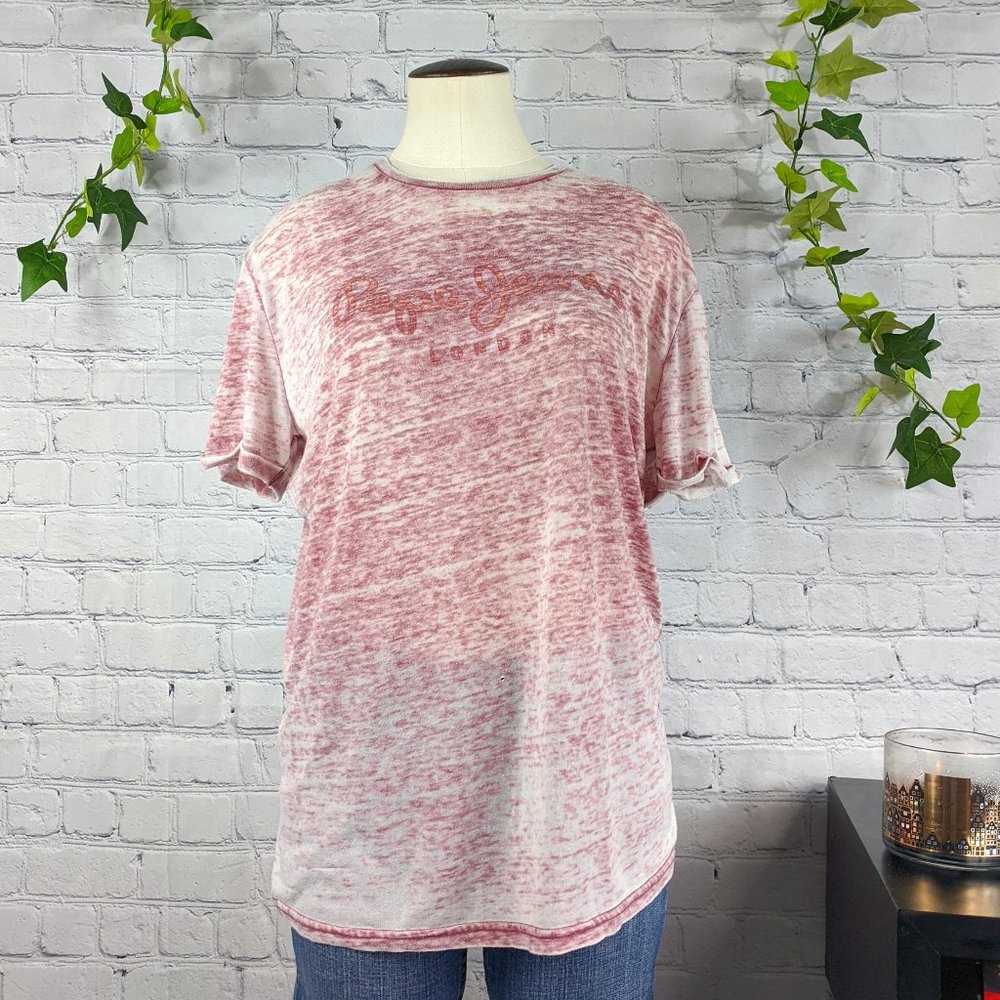 PEPE JEANS London Paper Thin Shirt Women's Large Slim